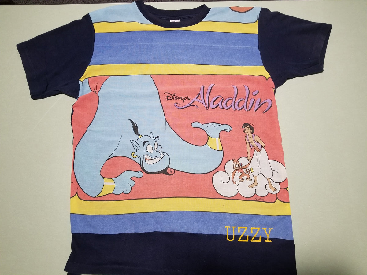 Aladdin Genie Disney Uzzy Custom Made 1 of 1 T-Shirt