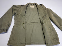 Original WWII M43 Field Jacket M-1943 38R Vintage 40's Army Military Issue Coat