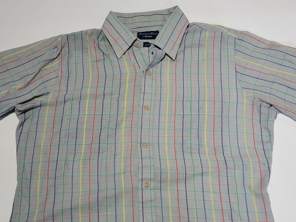 Paddock Club By Arrow Vintage 80's Striped Button Up Shirt