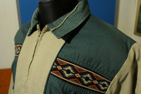 Express Riders Made in USA Southwestern Canvas Blanket Lined Rodeo Jacket