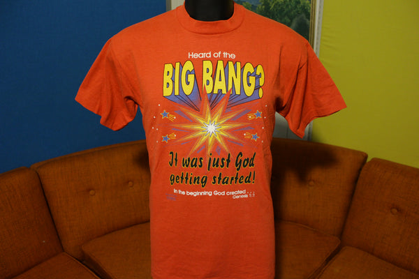 Big Bang Theory Genesis USA Made Vintage Single Stitch FOTL Jesus T-Shirt