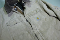 Carhartt C03 Traditional Duck Arctic Quilt Lined Barn Chore Coat Work Jacket
