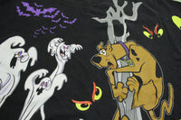 Scooby Doo 1999 Fright Night Ghosts Cartoon Network Vintage Halloween Cartoon T-Shirt