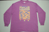 Portland Marathon ODS Finisher 1990 Burnside Oregon Roadrunners Vintage T-Shirt