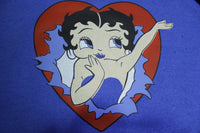 Betty Boop Vintage 90's FOTL Made in USA Broken Heart Entrance Sweatshirt