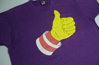 Ronald McDonald Thumbs Up One Year Hand Vintage 90's Single Stitch USA FOTL T-Shirt