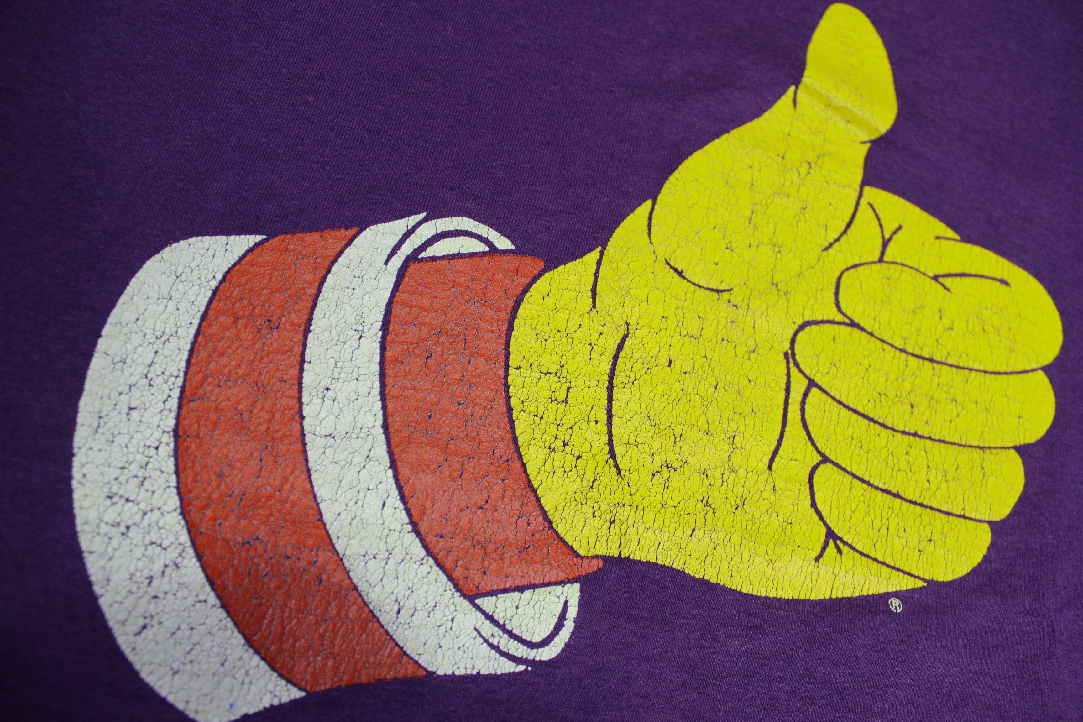 Ronald McDonald Thumbs Up One Year Hand Vintage 90's Single Stitch