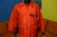 Norm Cheers 80s Coach Fleece Lined Red Satin Jacket Red Baron Tavern Sunnyside WA