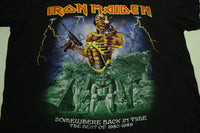 Iron Maiden Somewhere Back In Time Best of 1980 - 1989 Egyptian Graphic T-Shirt