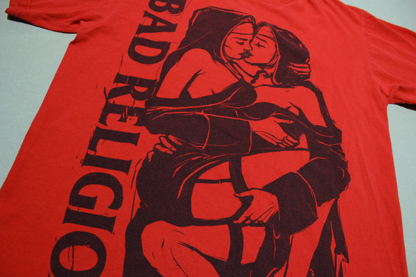 Bad Religion Naughty Nuns Vintage Red Anvil Tag Punk Band T-Shirt