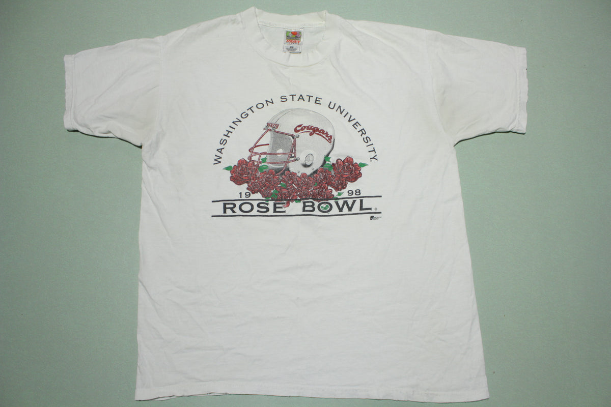 WSU Washington State Cougars 1998 Rosebowl Vintage 90's College Football T-Shirt