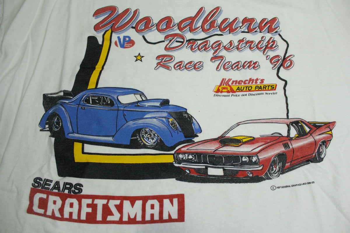Woodburn Dragstrip 1996 Sears Craftsman Vintage 90's Racing Oneita T-Shirt