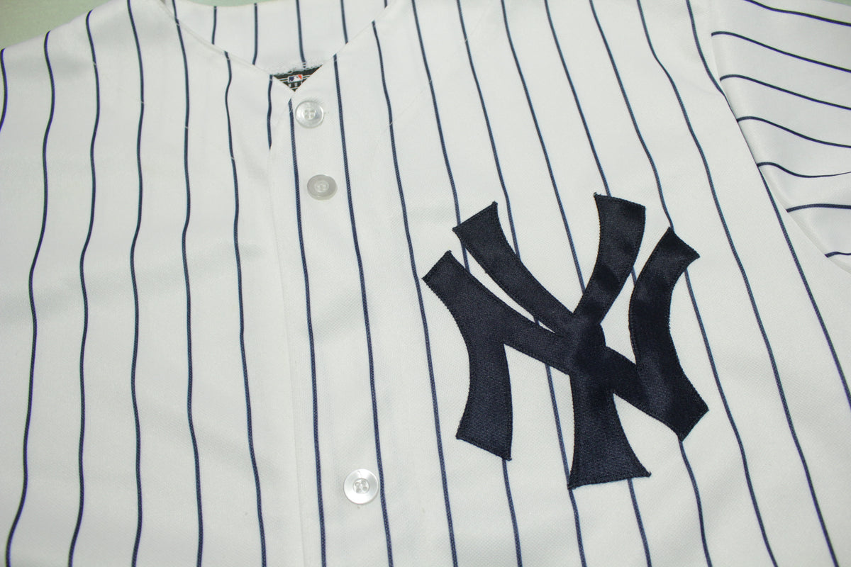 Yankees Pinstripe Majestic Exclusively Engineered MLB Genuine Merchandise Jersey