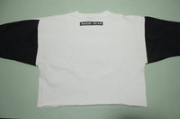 Everlast Boxing Made in USA Vintage 80s Cropped Color Block Crewneck Sweatshirt