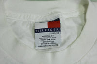 Tommy Hilfiger Freedom Vintage Flag Spellout 90's Made In USA T-Shirt