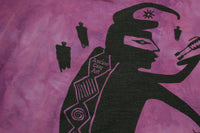 Dagoli Canada Vintage 90's Ancient Cave Art All Over Print Tie Dye Crewneck Sweatshirt