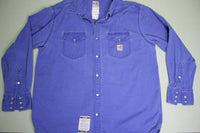 Carhartt FRS006 Fire Resistant Arc Flash Electrical Switching Pearl Snap Button Up Work Shirt