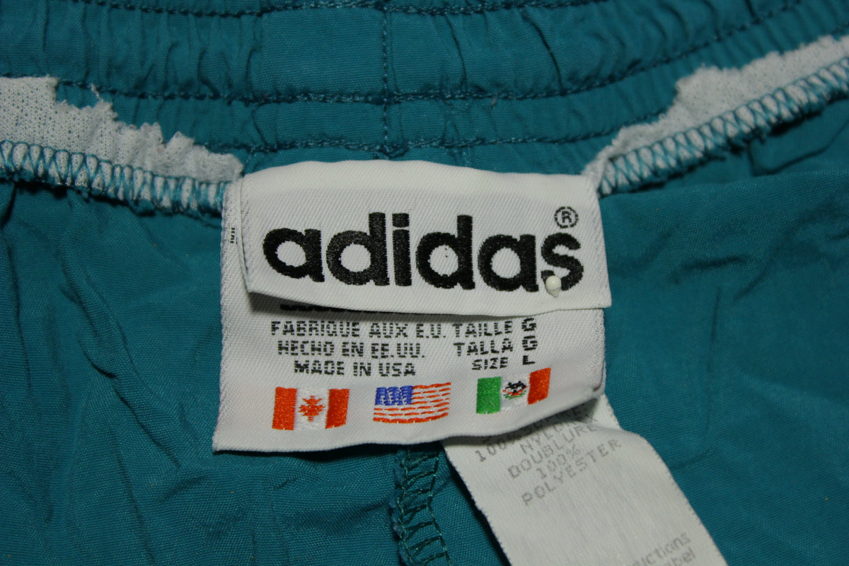 Adidas Vintage Made in USA 1995 St. Patricks Foot Race 90's Running Shorts