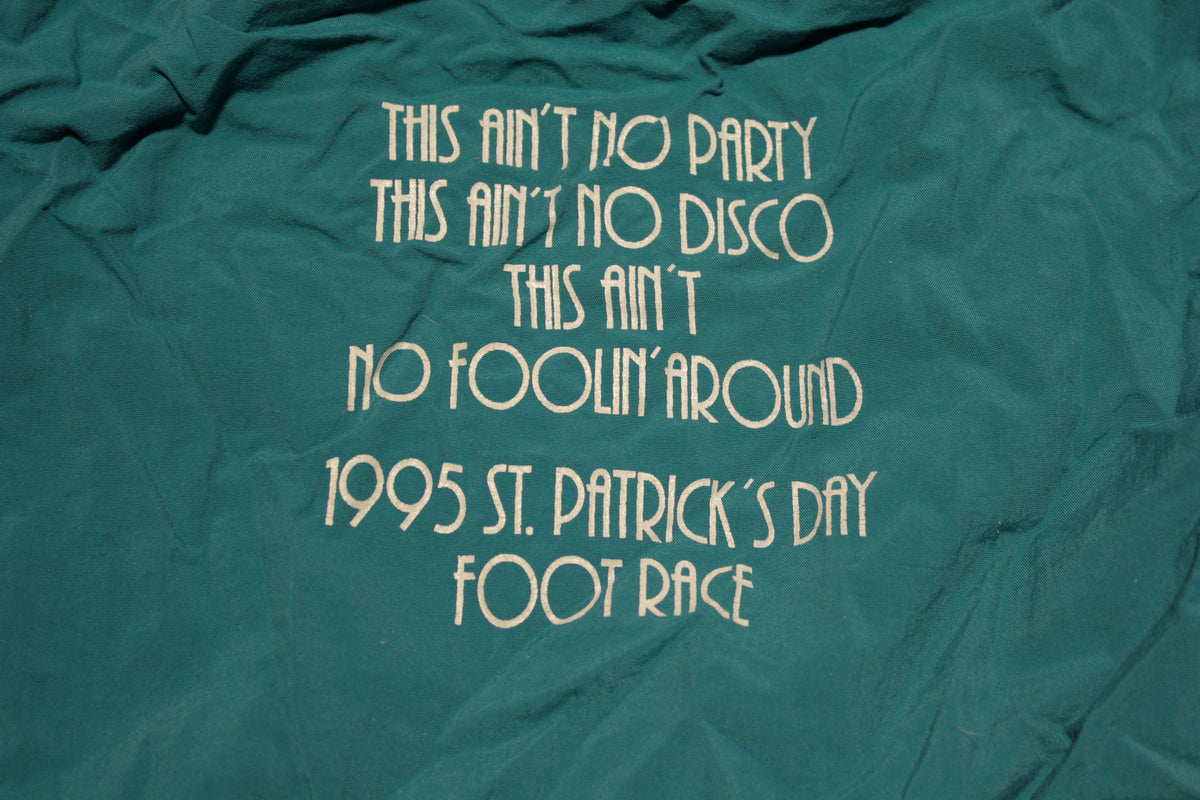 Adidas Vintage Made in USA 1995 St. Patricks Foot Race 90's Running Shorts