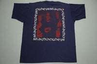 DC Talk Jesus Freak Show Vintage Single Stitch 90's 1995 Tour Cities Concert T-Shirt