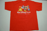 Disney World Goofy Mickey Donald 2000 Celebrate The Future Hand in Hand T-Shirt