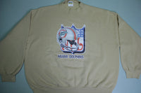 Miami Dolphins Vintage 80's 90's Tultex Made in USA Helmet NFL Logo Crewneck Sweatshirt