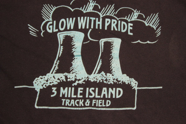 3 Mile Island Glow With Pride Track & Field 80s Vintage Single Stitch T-Shirt