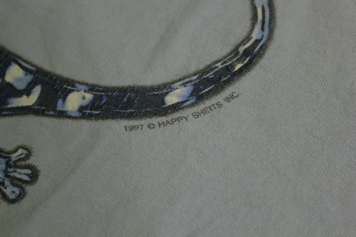 Gecko Hawaii 1997 Vintage 90's Happy Shirts Single Stitch T-Shirt