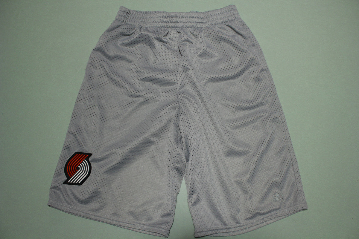 Portland Trail Blazers Vintage Patch Starter Mesh Gym Shorts