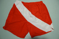 Athletic Works Vintage 90's Color Block Swimming Trunks / Shorts