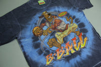 Scooby Doo B-Ball Vintage Cartoon Network 2000 Tie Dye Basketball Cartoon T-Shirt