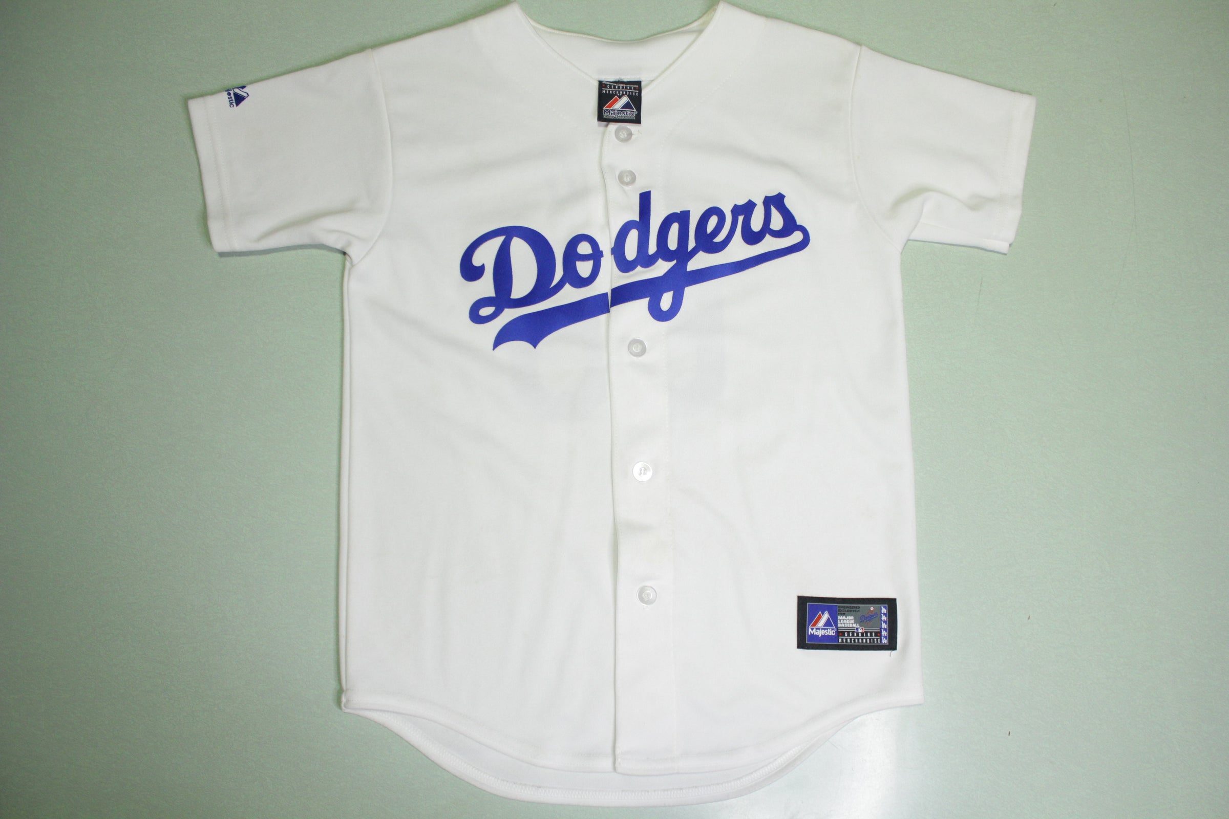 Nike Men's Los Amgeles Dodgers Yasiel Puig Short-Sleeve T-Shirt Medium Blue