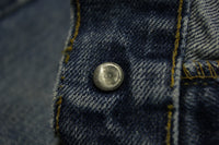 Levis 505-0217 Vintage 70s Black Bar Tack Single Stitch Talon 42 Zipper #8 Stamp Denim Jeans