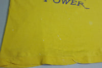 San Diego Chargers Power Vintage Champion Tag 80's Single Stitch Made in USA T-Shirt