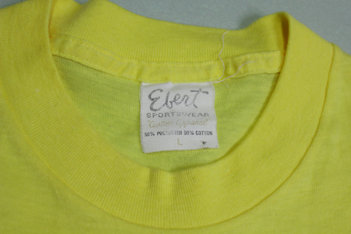 Hurley S.D. Centennial Vintage 1983 Ebert Sportswear Made in USA Single Stitch 80's T-Shirt