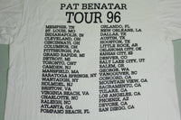 Pat Benetar Vintage 1996 Innamorata USA Tour Concert Single Stitch Rock T-Shirt