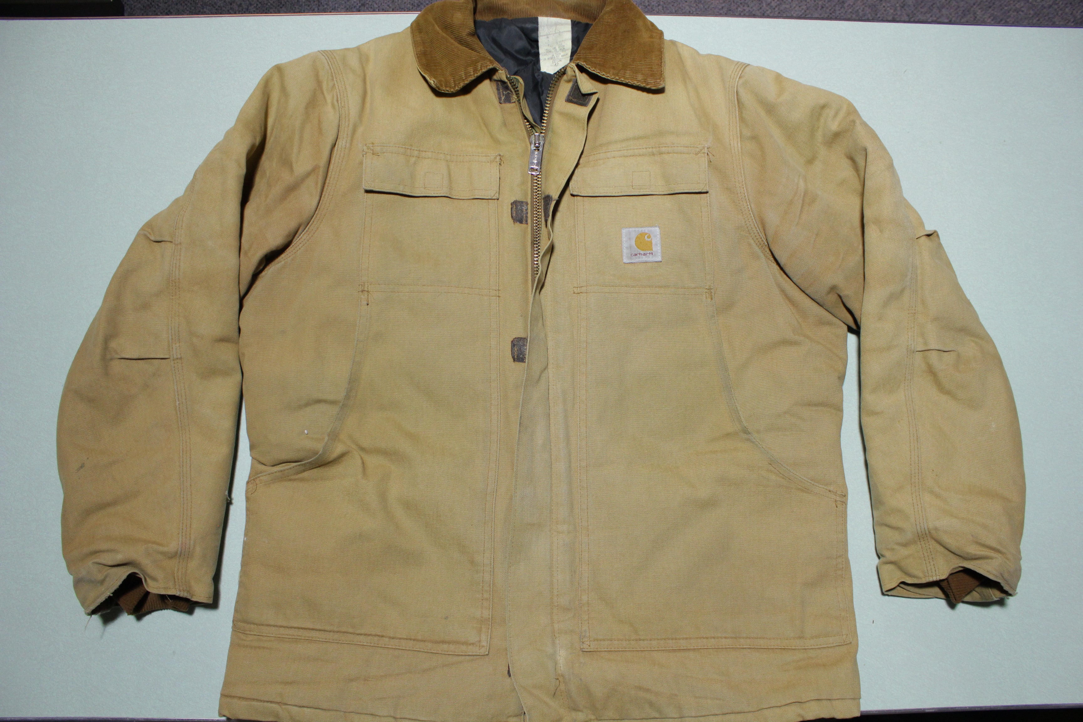 Carhartt CQ186 BRN Arctic Quilt Lined Chore Duck Canvas Jacket