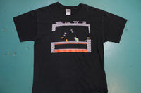 Nintendo Super Mario Bros Vintage 90s Black End Scene Bowser T-Shirt