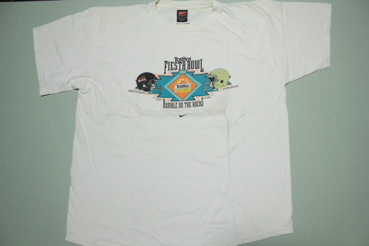 Tostitos Fiesta Bowl 2001 Notre Dame Oregon State Vintage Snack Sports T-Shirt