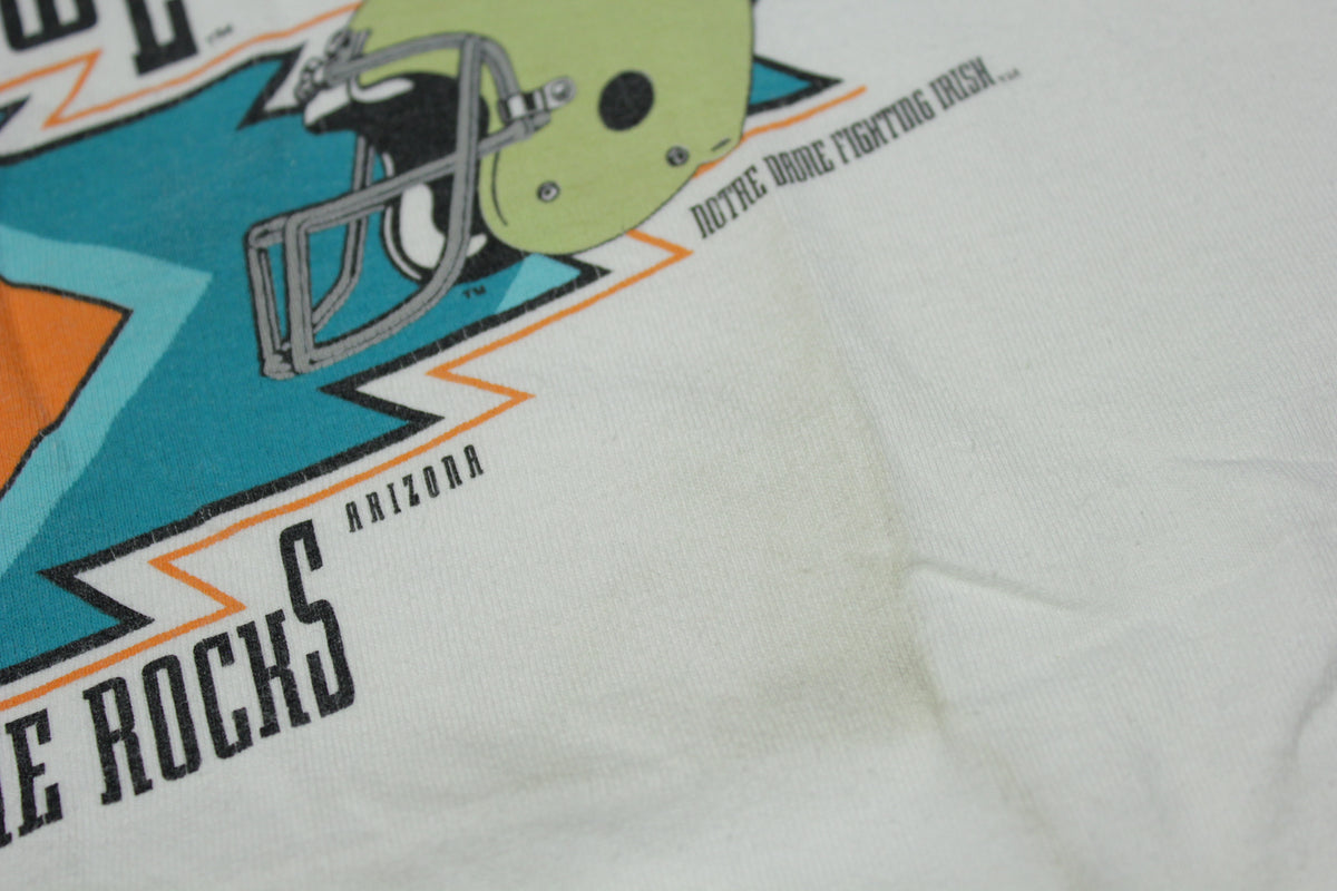 Tostitos Fiesta Bowl 2001 Notre Dame Oregon State Vintage Snack Sports T-Shirt