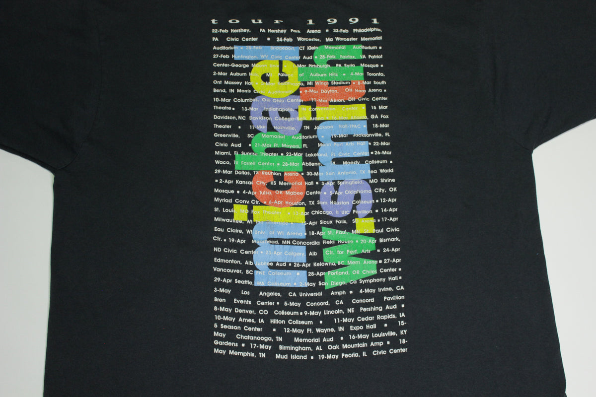 Michael W Smith Go West Young Man 1991 Vintage 90's Christian Jesus Tour T-Shirt