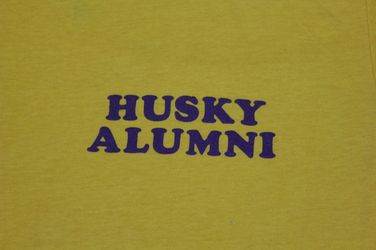 University of Washington UW Huskies College Alumni Vintage 80's T-Shirt
