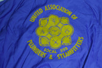 Pipefitters UA Vintage 80's Plumbers Steamfitters Local 598 Pasco Deadstock Union Jacket