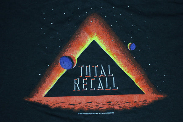 Total Recall Vintage Deadstock 1990 Screen Stars Licensed Dated Movie Promo T-Shirt