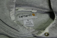 Carhartt K121 Grey Pullover Construction Hoodie Sweatshirt