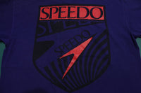 Speedo Vintage 90s Single Stitch Blue Single Stitch T-Shirt