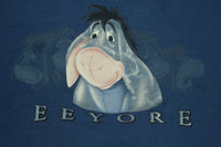 Eeyore Vintage 90's Made in USA Pooh Cartoon Crewneck Sweatshirt