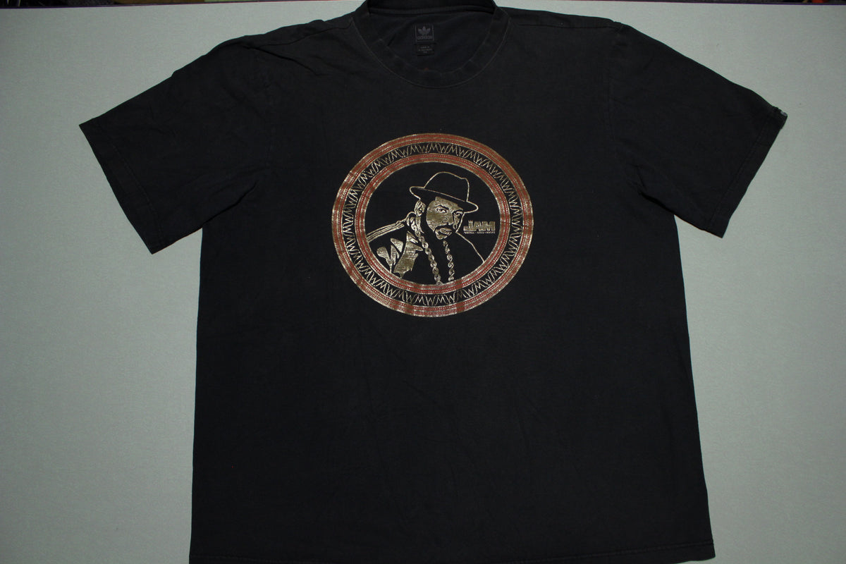 Run DMC Jam Master Jay Justic Arts Music Adidas Trefoil 2007 T-Shirt