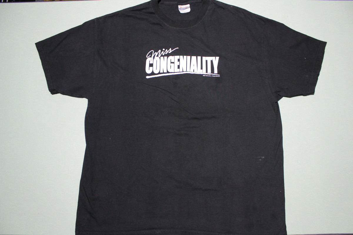 Miss Congeniality 2001 Warner Bros Vintage Movie Promo T-Shirt
