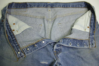 Levis 501 Red Tab Vintage 90's Made in USA Blue Denim Grunge Rocker Jeans